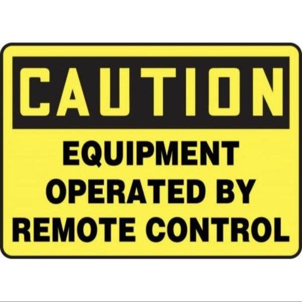 Accuform OSHA CAUTION SAFETY SIGN EQUIPMENT MEQM736XL MEQM736XL - main